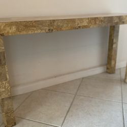 Vintage Parsons Side Console Table
