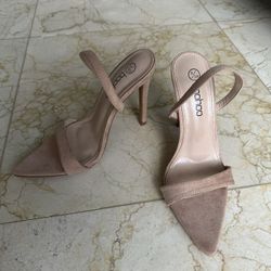 BooHoo Nude Heels