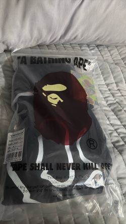 Bape shirt black nd white