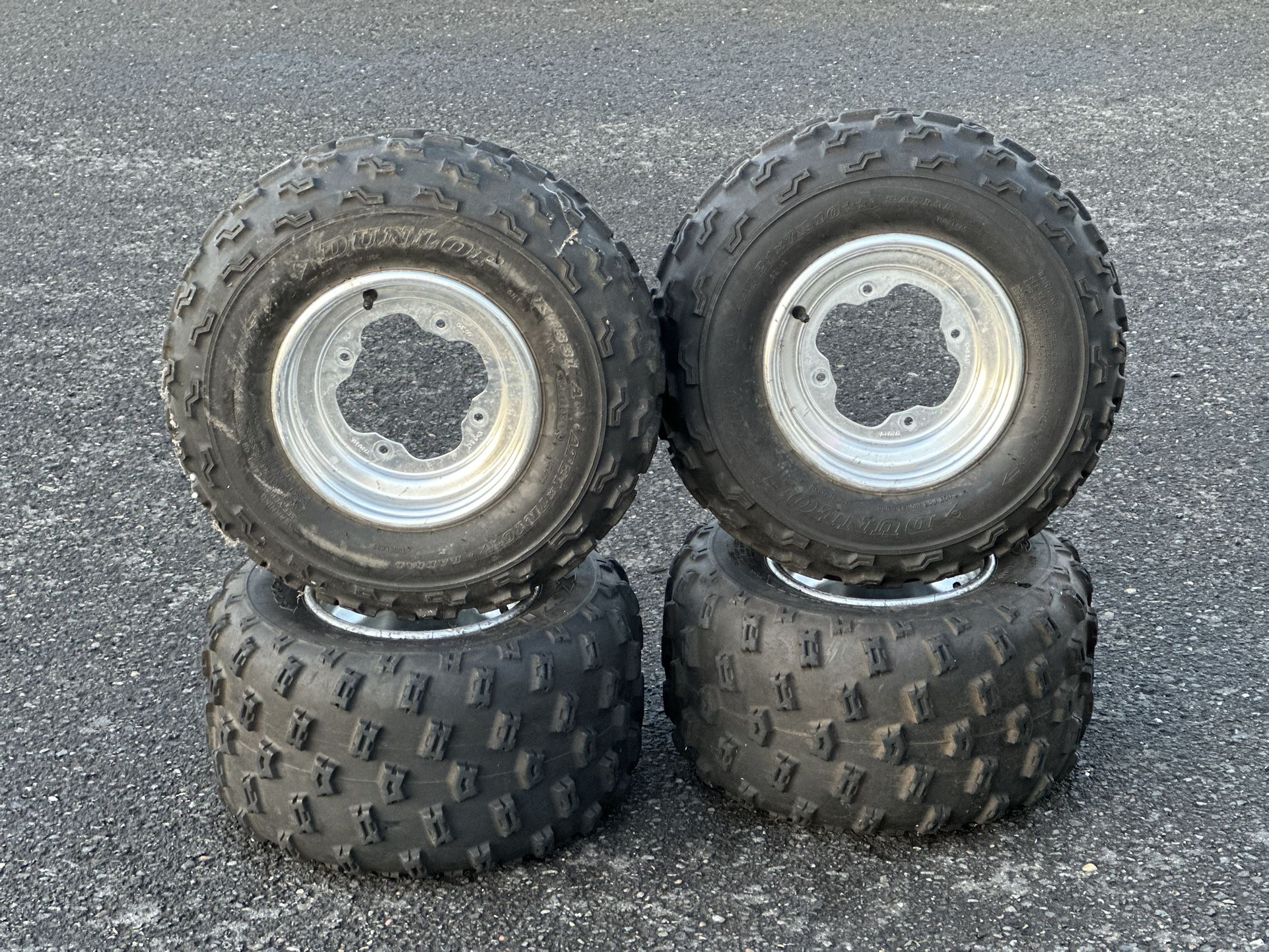 ALMOST NEW YAMAHA ATV TIRES MUD TIRES QUAD TIRES DIRT TIRES SPORT QUAD TIRES