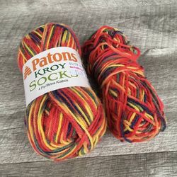 Lot 1+ Patons Kroy Sock 4 ply Washable Wool Nylon Yarn