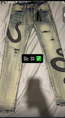 Snake Amiri jeans