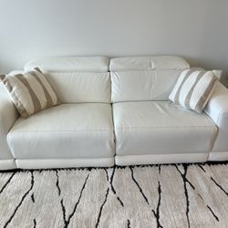Leather Power Reclining Sofa