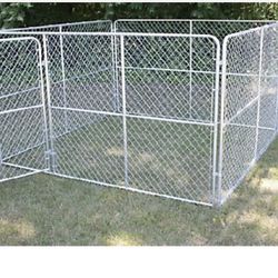 6ft x 10ft x 10ft Chain Link Dog Kennell