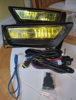 Honda Accord 2013-2014  Yellow Fog Lights 