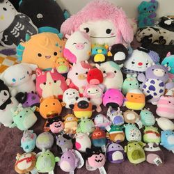 Squishmallows Bundle Squishmallow Cow Bat Clips