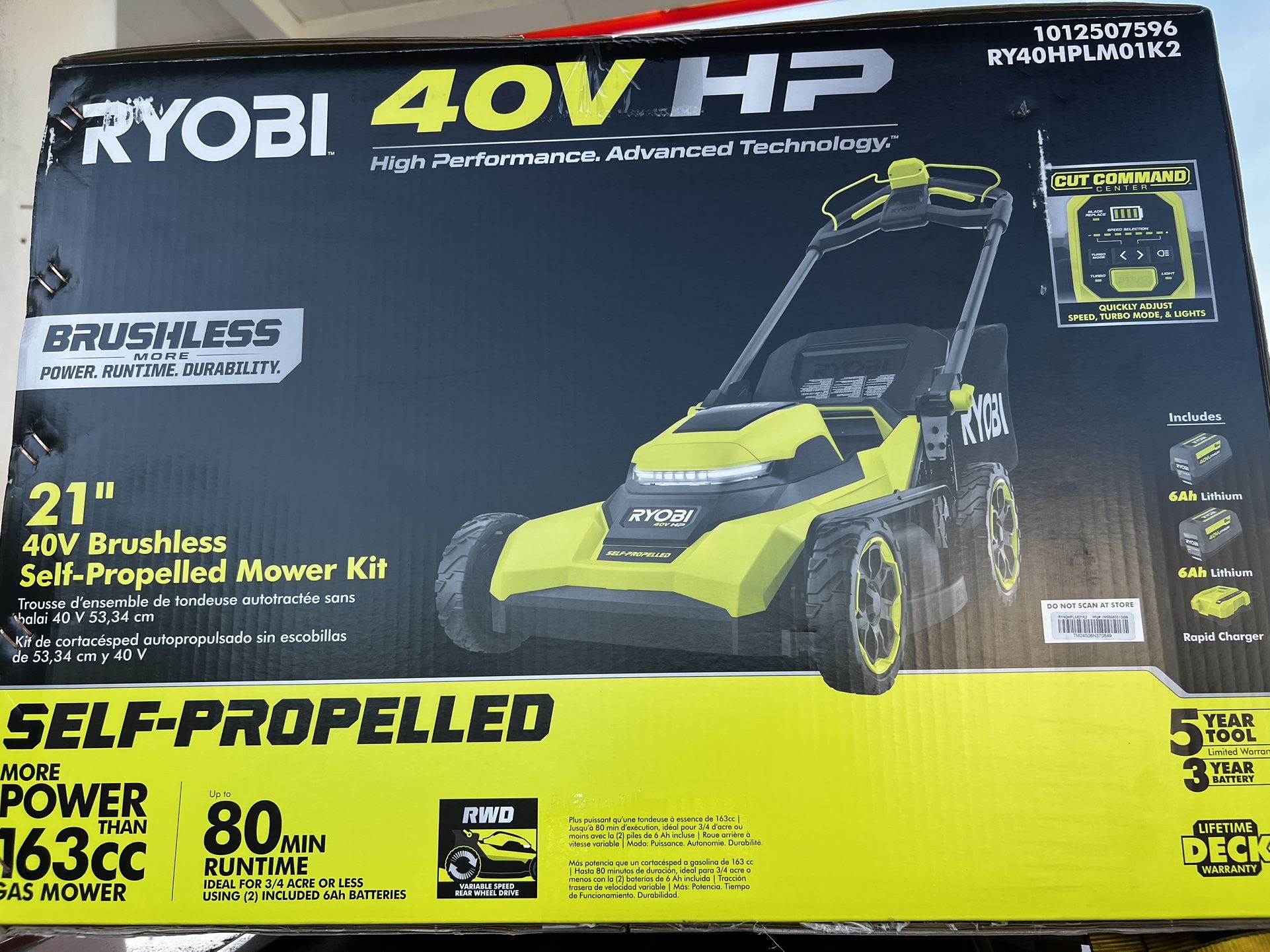 RYOBI ONE LAWN MOWER