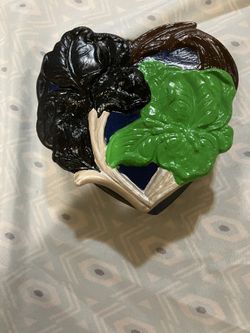 Hand Painted Trinkets Or Jewelry Box 