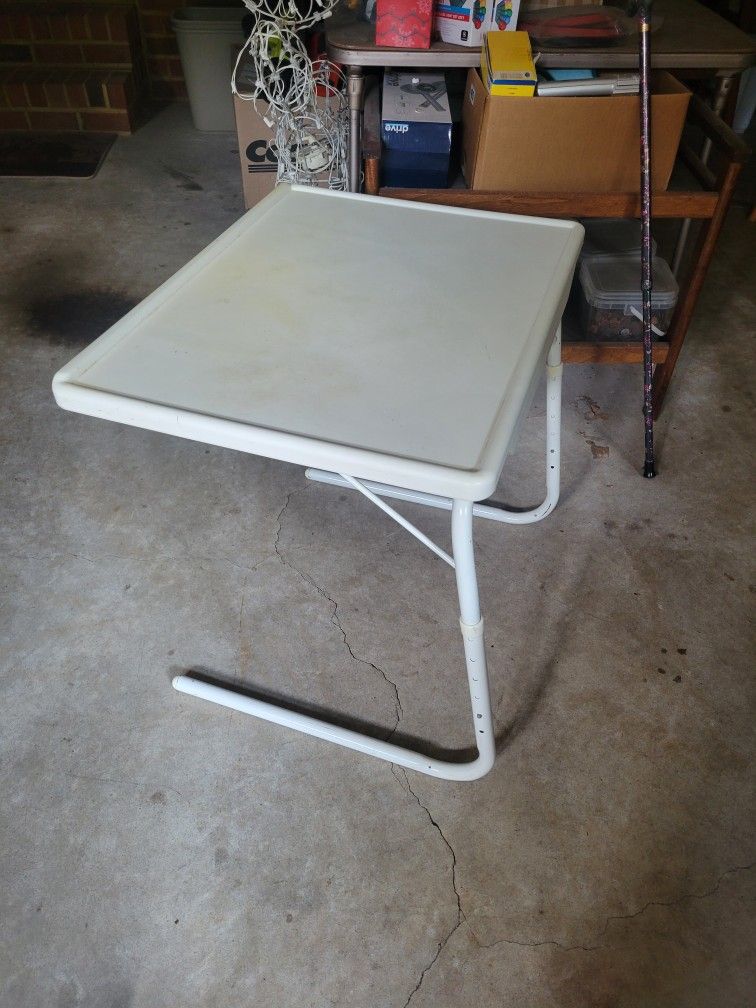 Xtra Large Adjustable Folding TV Tray Table