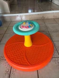 Kids sit and spin