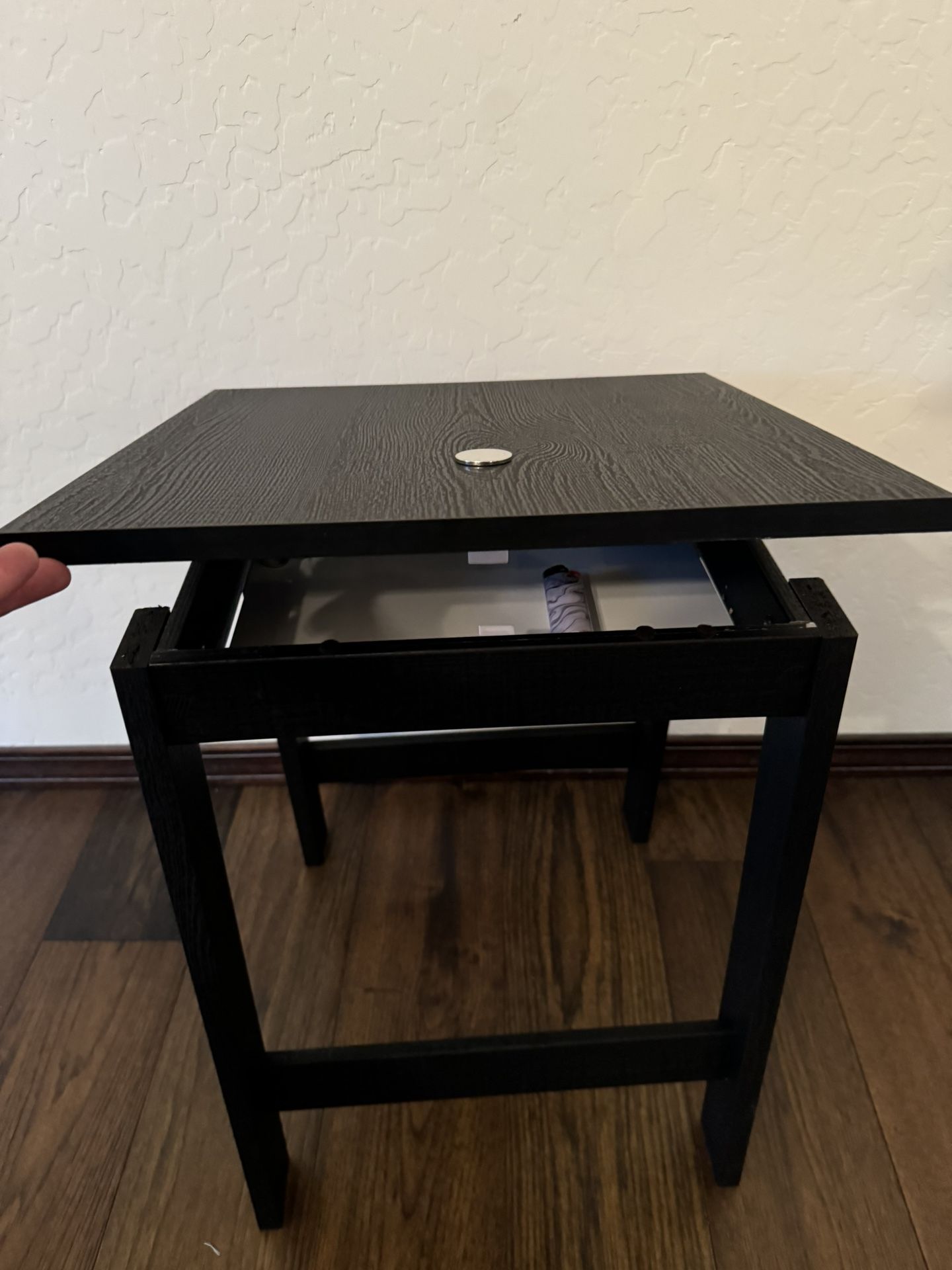 Locking Brown Or Black Gun Safe Hidden Compartment Concealment End table To  Hide Your Valuables In, image size:1440x1920