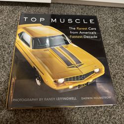 Top Muscle Car Hard Cover Book 