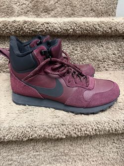 Nike Burgundy high top “boots”