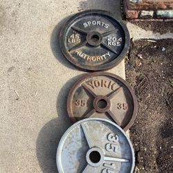 115 Lbs Of Olympic Weights 