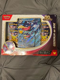 Pokémon TCG Greninja ex Box 30th Celebration
