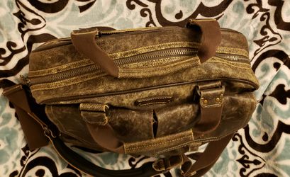 Marc Jacobs leather messenger bag