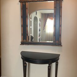 Console And Mirror