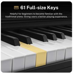 Donner Keyboard Piano 61 Key Electric Piano Keyboard for Beginner / Professional