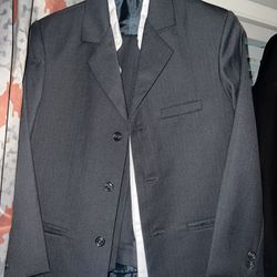 Boys Suites Size 12. One Black One Grey 