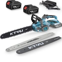 Chainsaw Electric Cordless 18" Chain Saw NEW