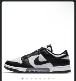 Nike dunks (pandas) black and white color way, size 7 mens/big kids.