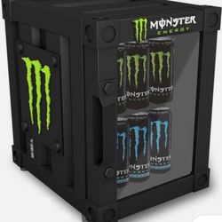 Monster Energy Drink Mini Fridge Pub Home Garden Garage 220V-240V or 12V Camper