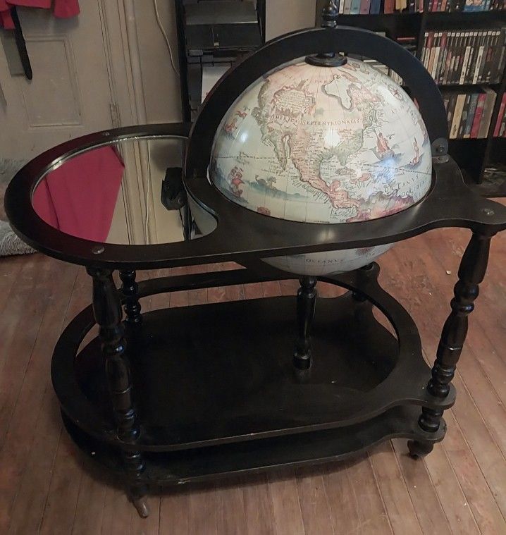 Globe Bar Cart
