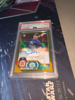 2023 Topps Chrome Bryce Miller Auto-Gold /50 PSA 9