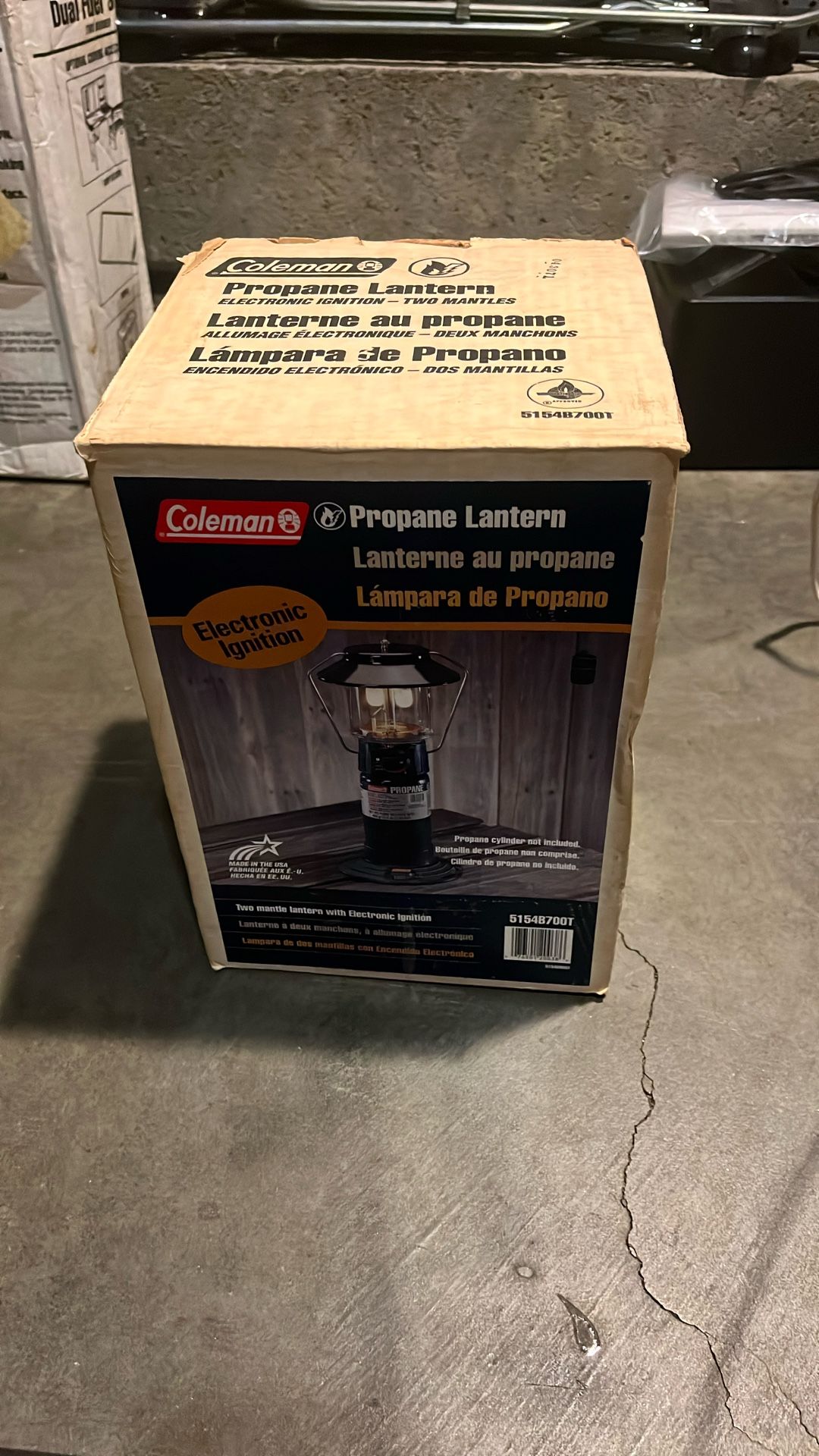 Coleman Electronic Ignition Propane Lantern Two Mantle 5154