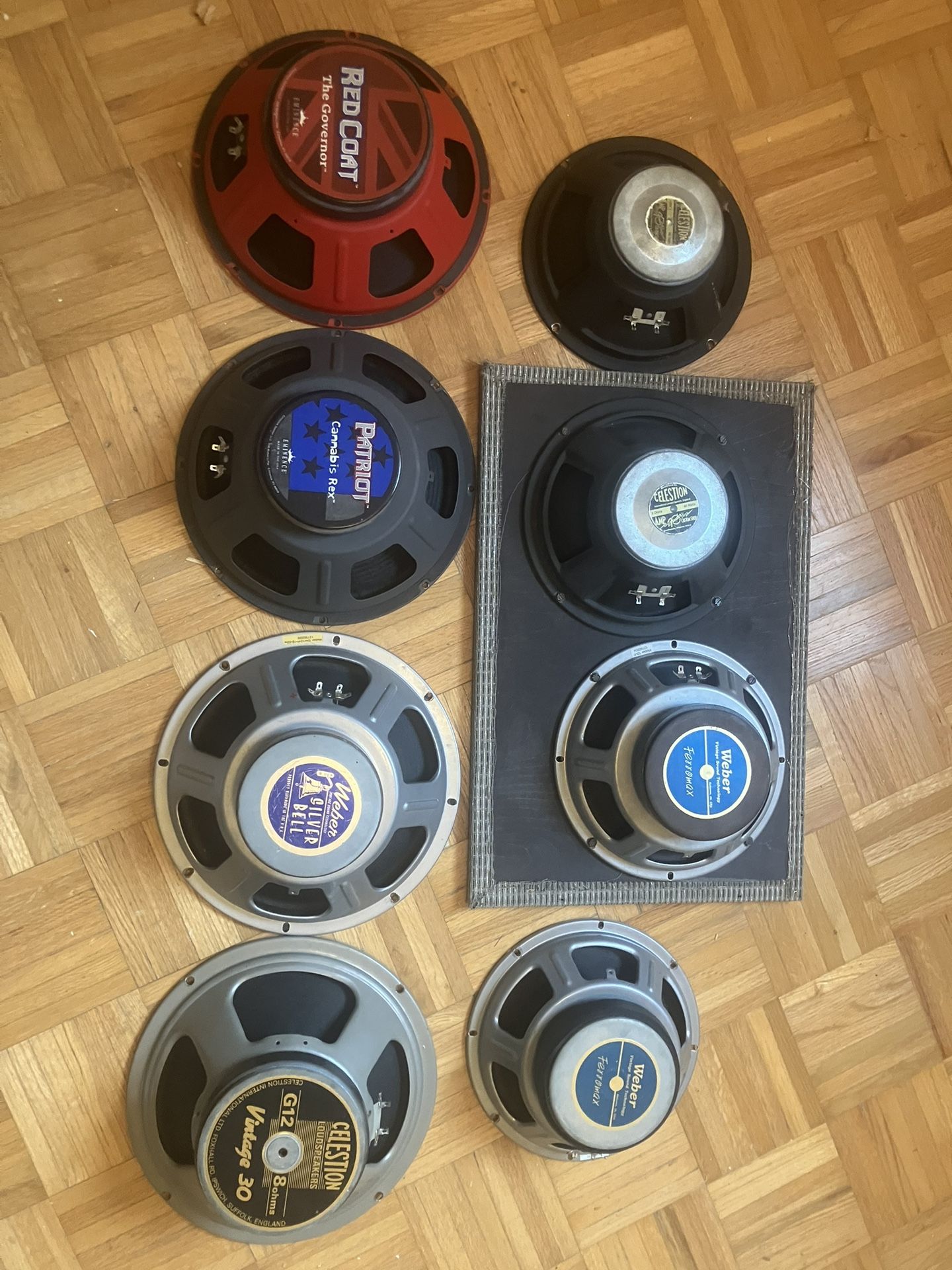 Celestion,Weber,Eminence Guitar Speakers