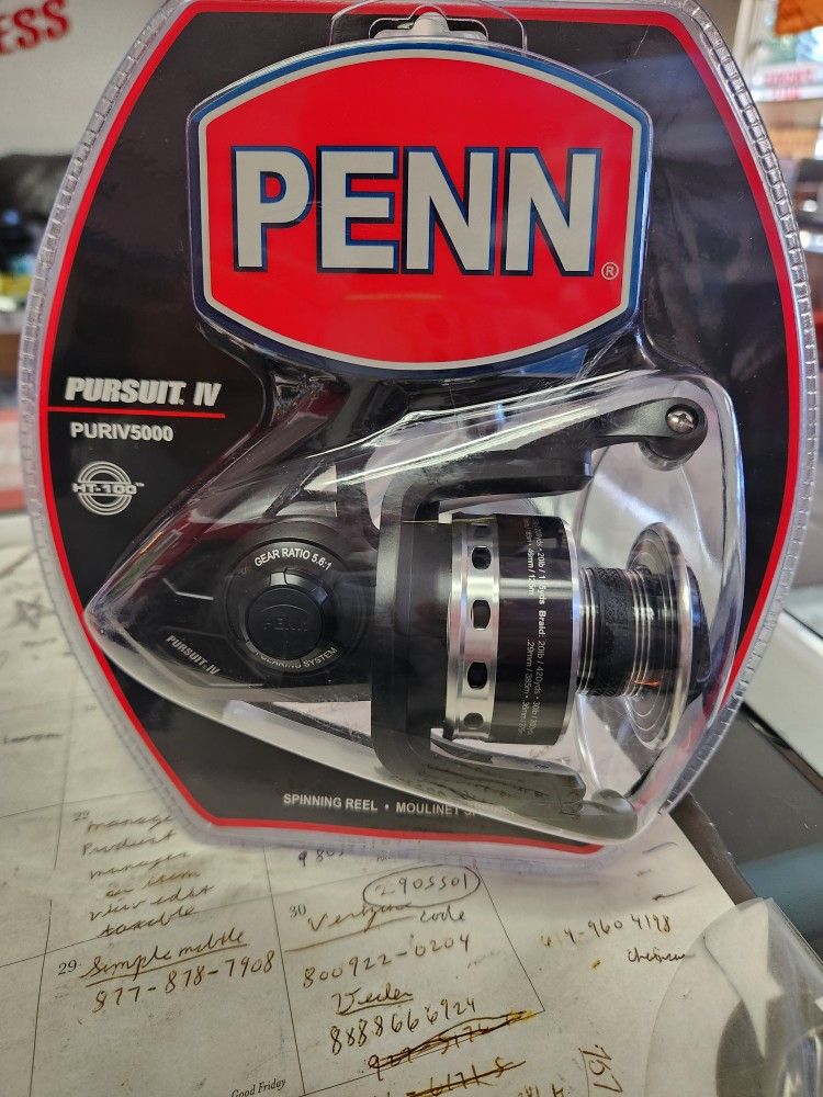 Penn Pursuit IV Spinning Reel. 5000 Size Fishing