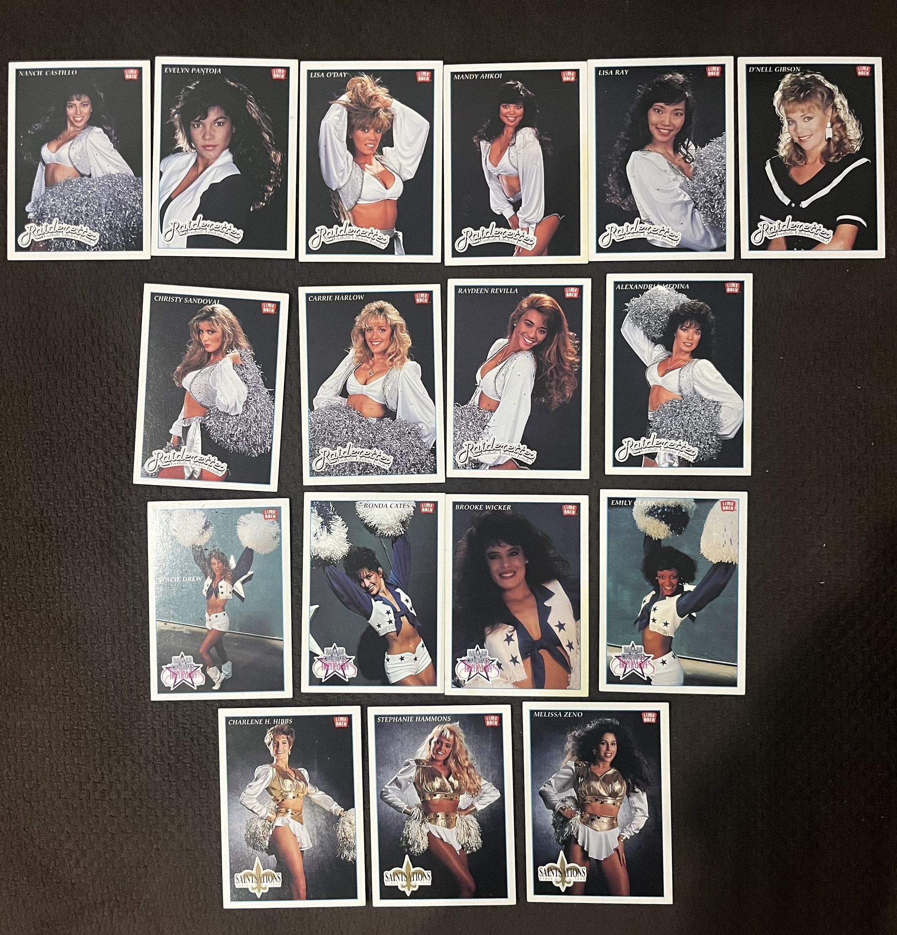 1992 NFL Cheerleaders Cards
