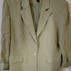 Sage Green Josephine Chaus Ladies Blazer