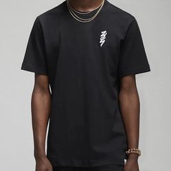 Nike Jordan x Zion Men's Black Short Sleeve Active T-Shirt DV0843 XL