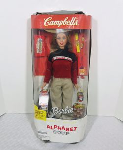 Vintage 1999 Mattel Barbie Campbell’s Alphabet Soup