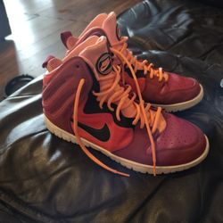 High Top Pink Nike's Sneakers 