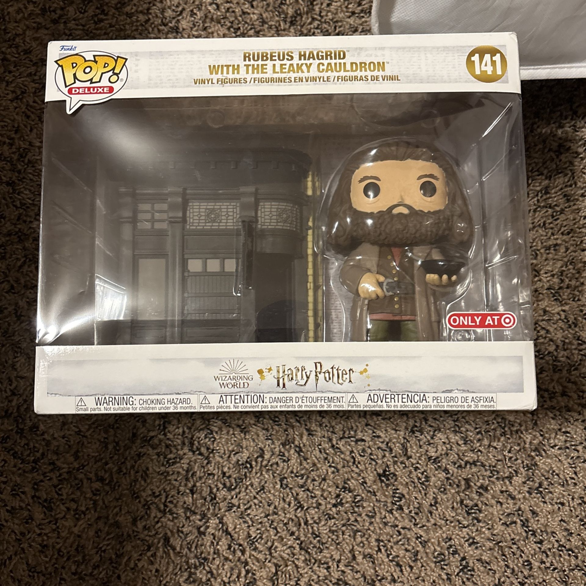 Rubeus Hagrid with The Leaky Cauldron