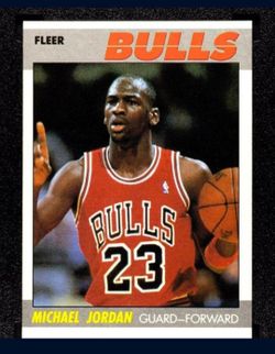 1987 FLEER MICHAEL JORDAN CARD