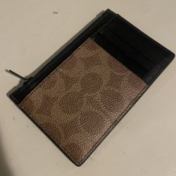 Coach Zip Card Case