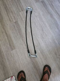 Security cable for trailer