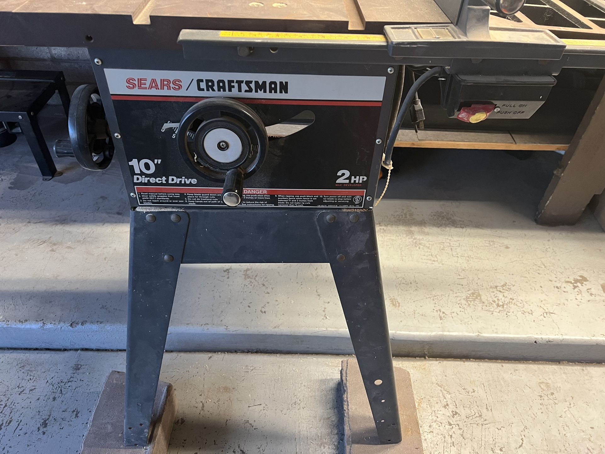 Sears Craftsman 10" Table Saw