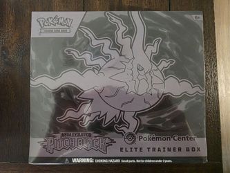 Pitch Black Pokemon Center Elite Trainer Box ETB SEALED New