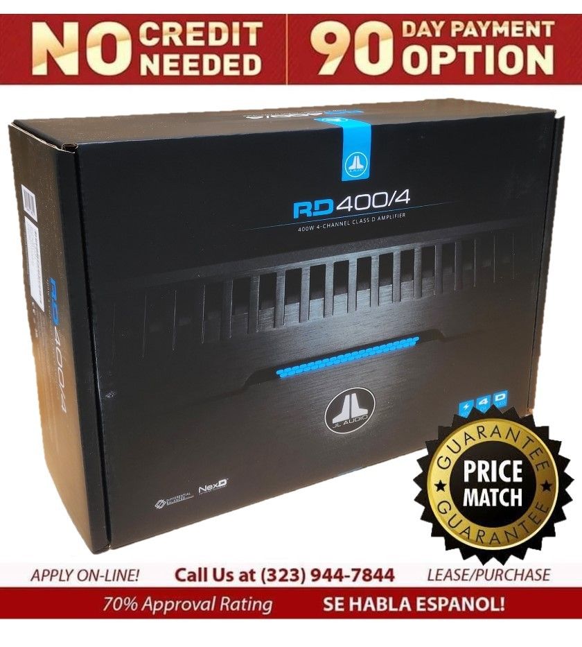 RD Series Power Amplifier 4-Channel Speaker System Amp 800 Watts NextD Switching RD400 🚨 Payment Options Available 🚨 No Credit Needed 🚨