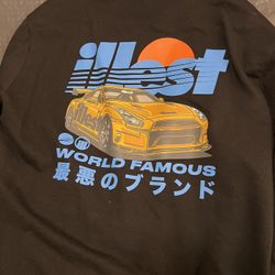 Illest GTR Hoodie Black Large 