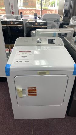 Maytag 7.0 cu. Ft. Electric Dryer with Moisture Sensing in White