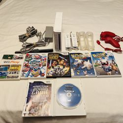 Nintendo Wii With 6 Games