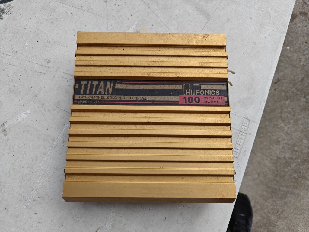 Hifonics Titan V||| Rare Car Amp