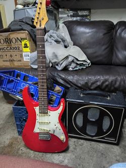 Guitar and amp