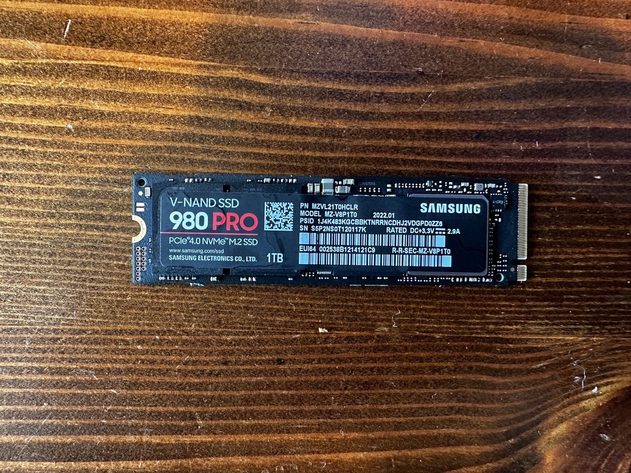 Samsung 980 PRO SSD 1TB 