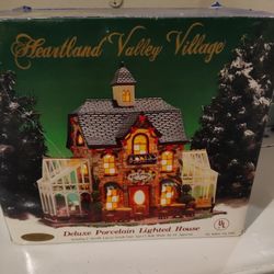 Various Ceramic Christmas Buildings